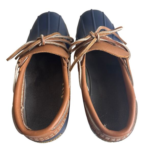 L.L.Bean Rubber Moc Duck Boot Shoes with Leather Details Women’s Size 7 - Picture 3 of 13